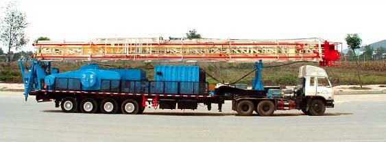 TRAILER‐MOUNTED DRILLING RIG